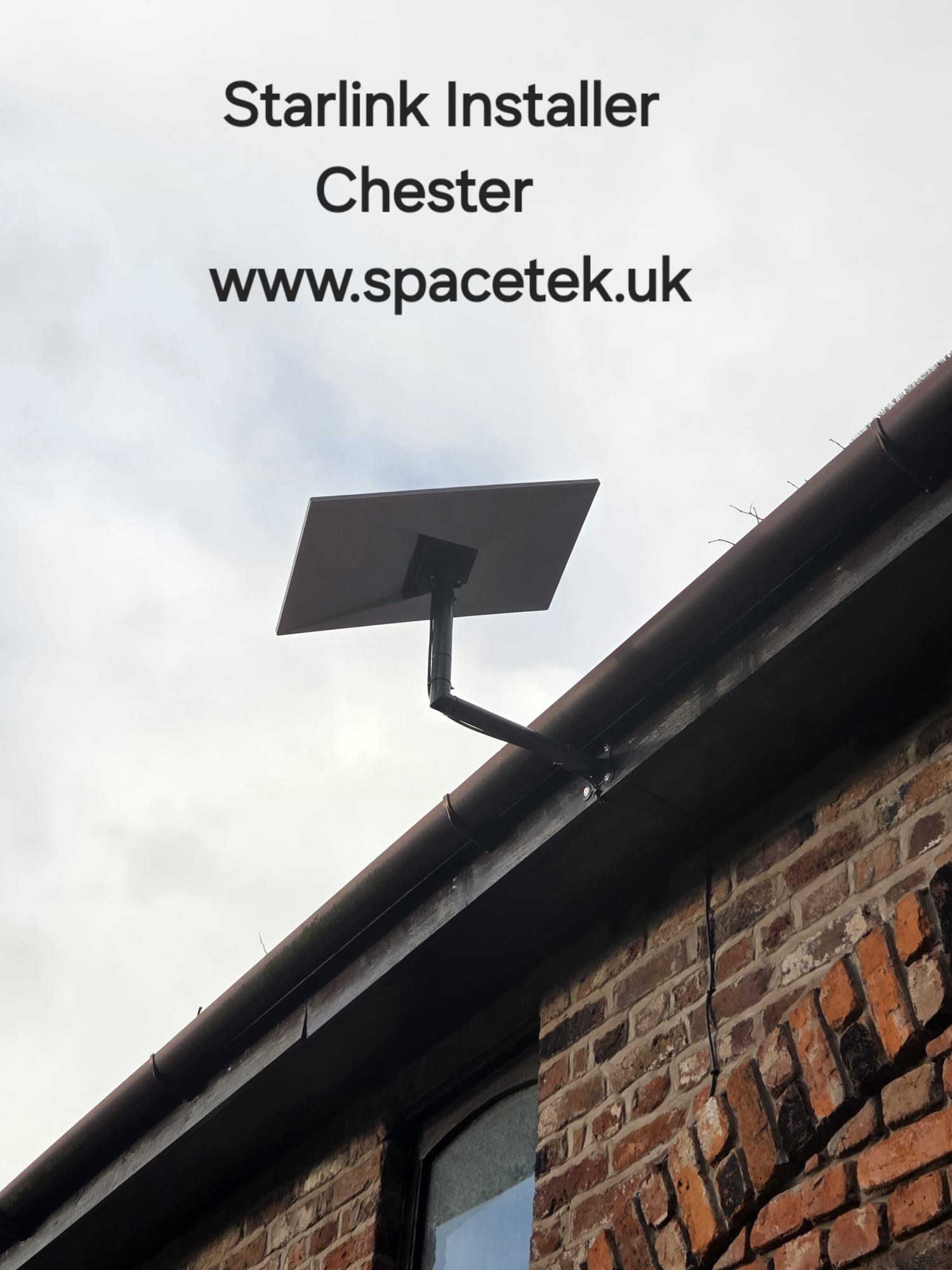 Starlink installation in Chester by SpaceTek UK