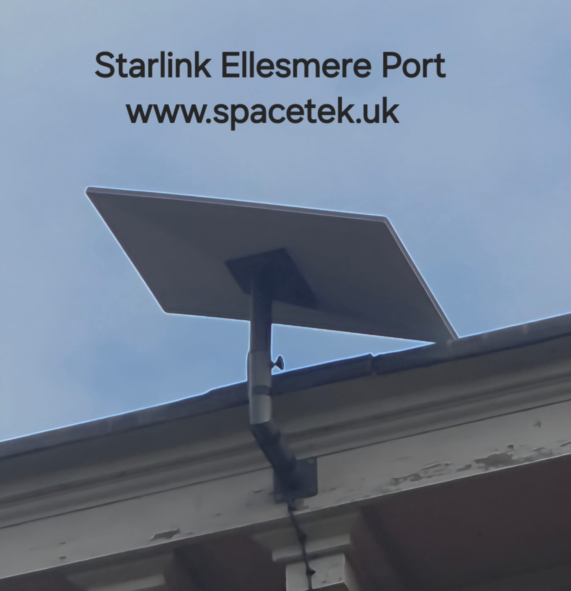 Starlink installation in Ellesmere Port by SpaceTek UK